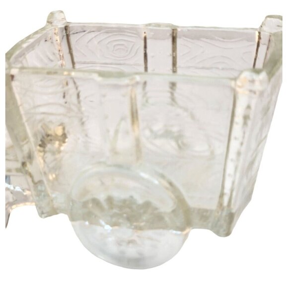 Vintage Large Jeannette Glass Candy Dish, Horse and Cart, - Picture 14 of 16